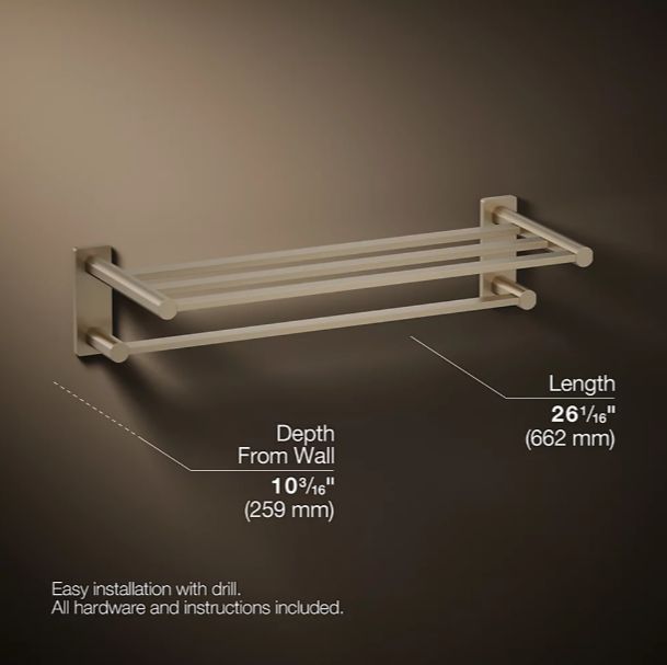 KOHLER® Parallel® Vibrant Brushed Bronze Hotelier-2