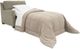 La-Z-Boy® Twilight Oat Premier Supreme-Comfort™ Twin Sleeper-3