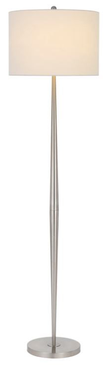 Cal® Lighting & Accessories  Sterling Brushed Steel Lamp-1