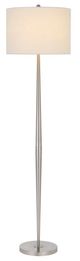 Cal® Lighting & Accessories  Sterling Brushed Steel Lamp-1