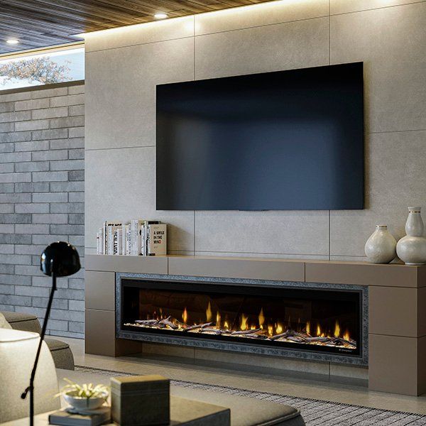 Dimplex® Ignite® Evolve Black 74'' Linear Electric Fireplace-3