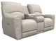 La-Z-Boy® Cassian Oyster Power Reclining Loveseat with Console, Headrest, and Lumbar-0