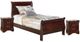 Signature Design by Ashley® Alisdair 3 Piece Dark Brown Twin Sleigh Bed Set-0