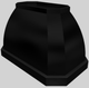 Vent-A-Hood® Designer Series 48" Black Island Range Hood-4