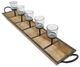 A & B Home Brown/Clear Tea Light Holder-0