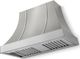 La Cornue CornuFé Cascade 44" Stainless Steel Wall Mounted Range Hood with Satin Chrome Trim-0