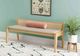 Powell® Beaux Beige/Natural Cane Back Bench-1
