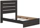 Signature Design by Ashley® Hollivern Dark Gray Full Panel Bed-3
