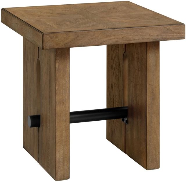 Intercon Landmark Weathered Oak End Table-0