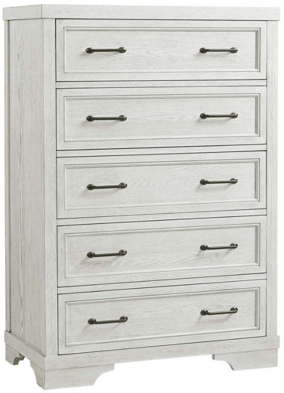 Westwood Design Foundry White Dove 5-Drawer Chest-0