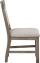 Magnussen Home® Tinley Park 2-Piece Dove Tail Grey Dining Side Chair Set with Upholstered Seat and Back-2