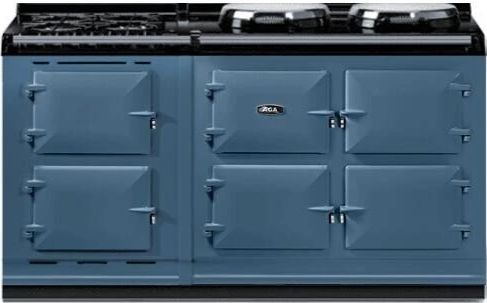 AGA™ eR7 160 Classic Cast Iron 63" Dartmouth Blue Pro Style Dual Fuel Range-0