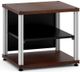 Salamander Designs® Synergy Single 20 AV Cabinet-Dark Walnut/Aluminum-0