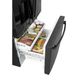 GE® 36" 25.6 Cu. Ft. High-Gloss Black Freestanding French Door Refrigerator-4