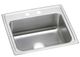Elkay Lustertone® Lustrous Satin 22'' 3-Hole Single Bowl Drop-in ADA Sink-0