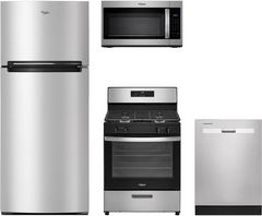 Whirlpool® 4 Piece Stainless Steel Kitchen Package