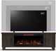 Legends Home Real Cozy Sonoma Java 78" Fireplace Console-4