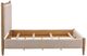 Dovetail Furniture Nexis Cream/Natural King Upholstered Panel Bed-2