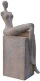 A & B Home Gray Flower Pot-5