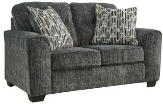 Signature Design by Ashley® Lonoke Gunmetal Loveseat