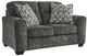 Signature Design by Ashley® Lonoke Gunmetal Loveseat-0