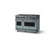 Viking® 7 Series 48'' November Sky Pro Style Dual Fuel Range with Griddle-2