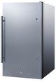 Summit® 3.13 Cu. Ft. Stainless Steel Shallow Depth Outdoor Built In All Refrigerator-1