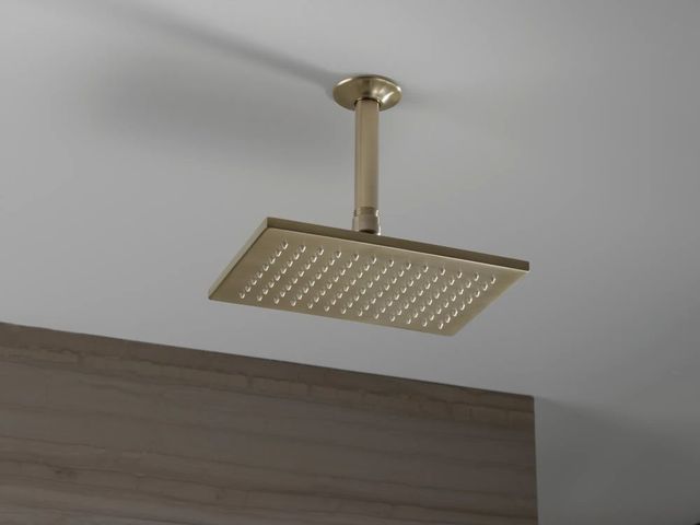 Brizo Siderna® Brilliance® Brushed Nickel Rectangular Raincan Showerhead-1