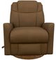 La-Z-Boy® Sparrow Nutmeg Manual Swivel Gliding Recliner-1