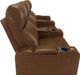 RowOne Prestige Home Entertainment Seating Brown 3-Chair Straight Row-3