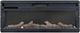 International Furniture Direct Hardrware EFP Black Electric Fireplace-2