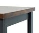 Legends Home Essex Whiskey Square End Table with Seal Skin Base-4
