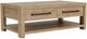 Riverside Furniture Davie Pale Oak Rectangular Cocktail Table-0