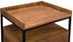 Moe's Home Collection Vancouver Brown Side Table with Metal Frame -2