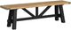 Intercon Hendricks Raven/Rustic Wheat Dining Bench-0