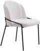 Zuo® Modern Jambi Black/Ivory Dining Side Chair-1