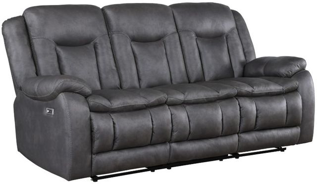 New Classic® Home Furnishings Morello 3-Piece Gray Power Reclining Seating Set-2
