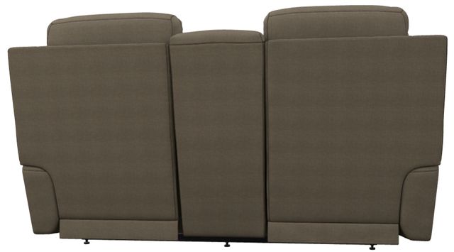 La-Z-Boy® Emmons Brindle Power Reclining Loveseat with Console, Headrest, and Lumbar-4