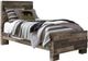 Benchcraft® Derekson 6-Piece Multi Gray Twin Panel Bed Set-1