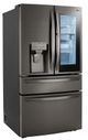 LG 36 in. 29.5 Cu. Ft. PrintProof™ Black Stainless Steel French Door Refrigerator-1