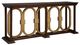 Furniture Classics Everly Brown Console Table with Gold Accent-0