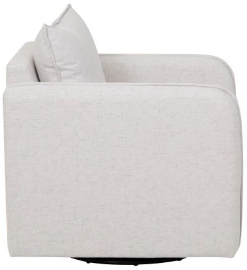 Linon Bronson Bone Swivel Accent Chair-4