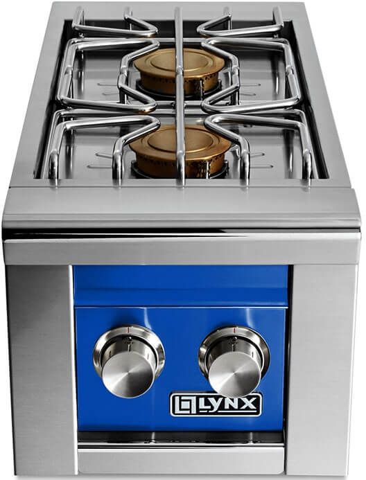 LYNX® Professional 13" Pacific Blue Built-In Double Liquid Propane Side Burner-0