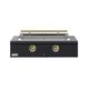 Caliber™ Rockwell Social 42" 2-Burner Matte Black Built-In Liquid Propane Grill with Gold Hardware-0