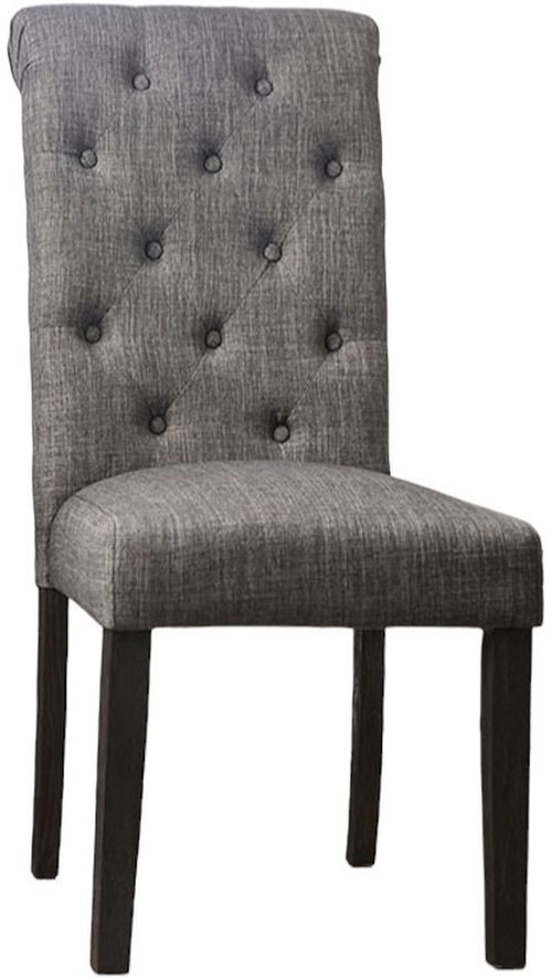 Furniture of America® Alfred 2-Piece Antique Black/Gray Bar Stool Set-0