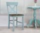 Cottage Creek Furniture Beach View Brown/Distressed Blue Counter Dining Chair-2