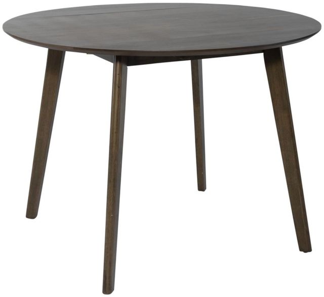 Liberty Furniture Space Savers 5-Piece Denim Blue Jean/Satin Walnut Drop Leaf Dining Set-2
