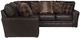 Jackson Furniture Denali 2-Piece Chocolate Right Side Facing L-Shape Sectional-1
