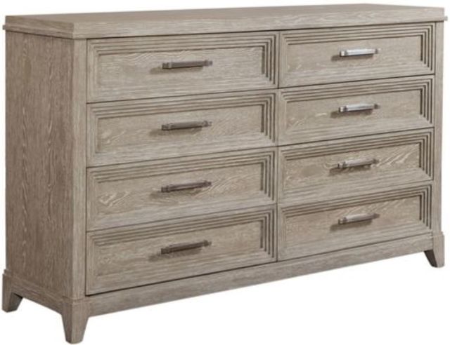 Liberty Furniture Belmar 4-Piece Silver Champagne/Washed Taupe King Bedroom Set-3