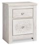 Signature Design by Ashley® Paxberry 4-Piece Whitewash Full Panel Headboard Set-2